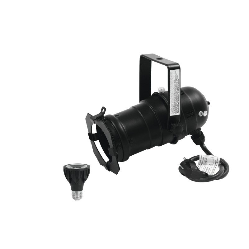 EUROLITE Set PAR-20 Spot bk + PAR-20 230V COB 6W E-27 LED 1800-3000K dim2warm - 1 EUROLITE Set PAR-20 Spot bk + PAR-20 230V COB 6W E-27 LED 1800-3000K dim2warm - 1