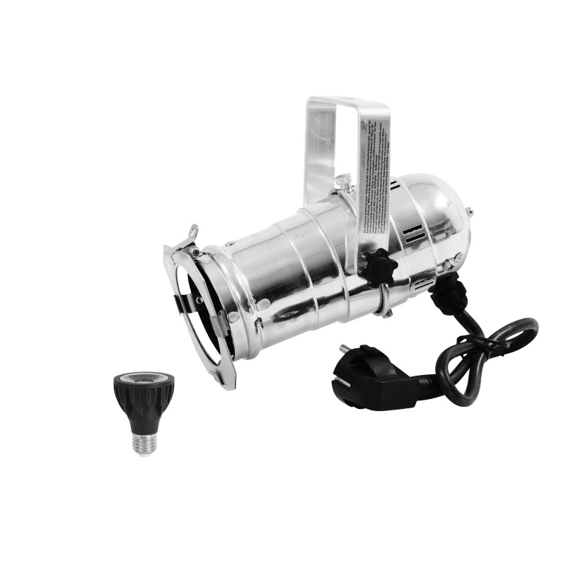EUROLITE Set PAR-20 Spot sil + PAR-20 230V COB 6W E-27 LED 1800-3000K dim2warm - 1 EUROLITE Set PAR-20 Spot sil + PAR-20 230V COB 6W E-27 LED 1800-3000K dim2warm - 1