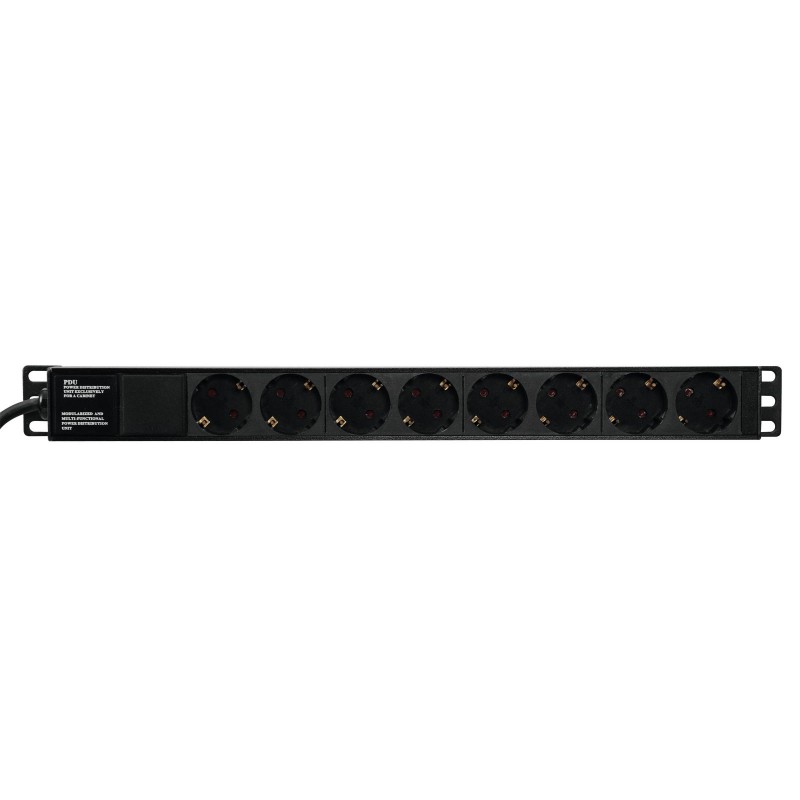 EUROLITE Distributor R19-8 1U bk 2.7m - 2
