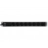 EUROLITE Distributor R19-8 1U bk 2.7m - 2