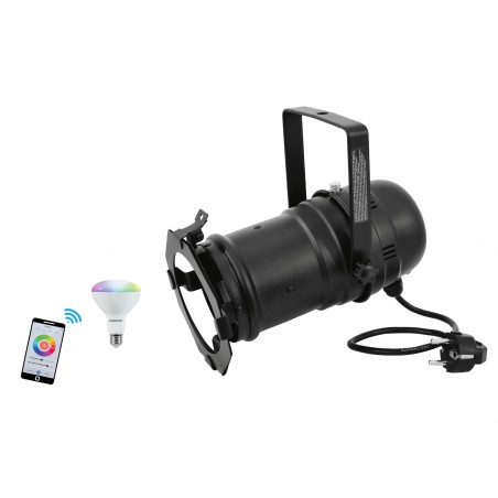 EUROLITE Set PAR-30 Spot bk + LED PAR-30 RGB/WW/CW WiFi - 1