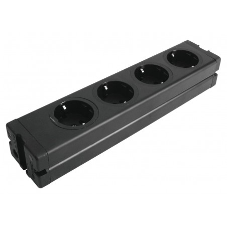 EUROLITE Distributor 4-fold ALU bk - 1