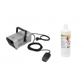 EUROLITE Set N-10 silver + B Basic smoke fluid 1l - 1