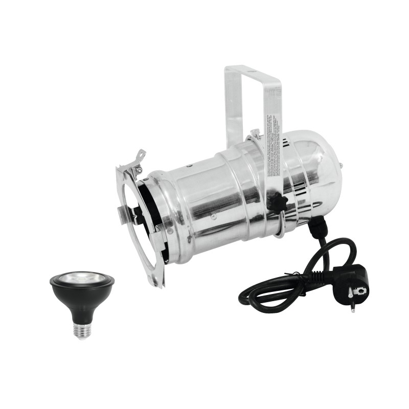 EUROLITE Set PAR-30 Spot sil+ PAR-30 230V COB 12W E-27 LED 1800-3000K dim2warm - 1 EUROLITE Set PAR-30 Spot sil+ PAR-30 230V COB 12W E-27 LED 1800-3000K dim2warm - 1