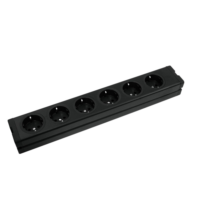 EUROLITE Distributor 6-fold ALU bk - 1