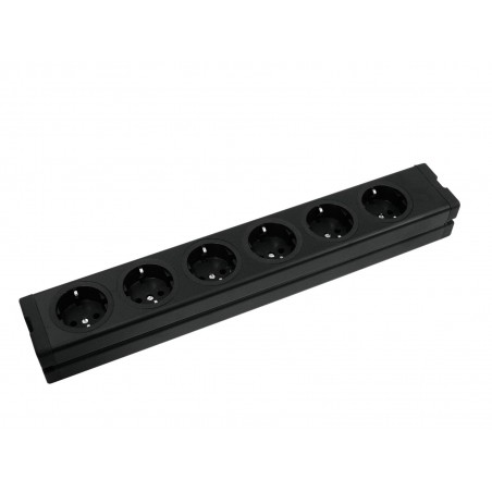 EUROLITE Distributor 6-fold ALU bk - 1