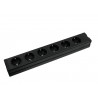 EUROLITE Distributor 6-fold ALU bk - 1