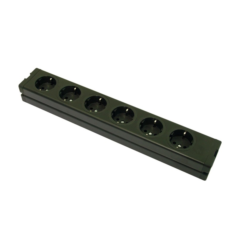 EUROLITE Distributor 6-fold ALU bk - 2