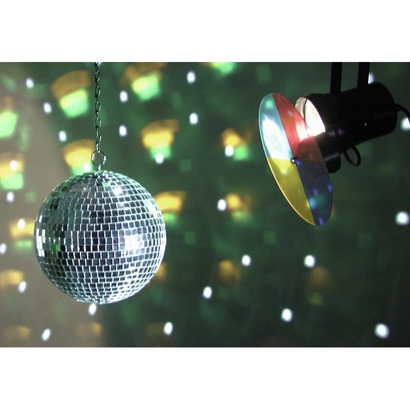 EUROLITE Mirror Ball Set 20cm with Pinspot - 5 EUROLITE Mirror Ball Set 20cm with Pinspot - 5