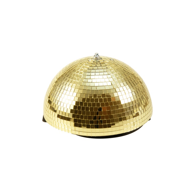 EUROLITE Half Mirror Ball 30cm gold motorized - 1