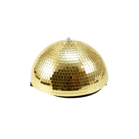 EUROLITE Half Mirror Ball 30cm gold motorized - 1