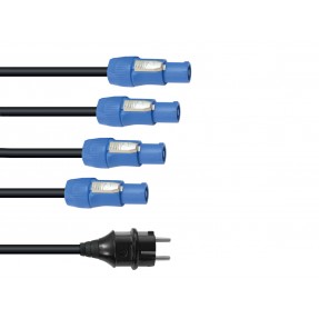 EUROLITE P-Con power cable 1-4, 3x2,5mm˛ - 1