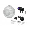 EUROLITE Mirror Ball 30cm with motor + LED PST-5 QCL Spot bk - 1