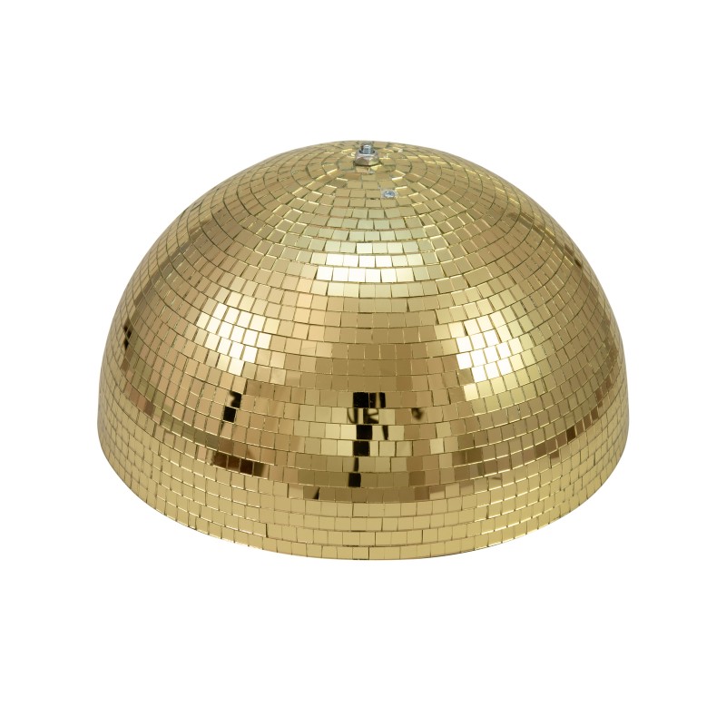 EUROLITE Half Mirror Ball 40cm gold motorized - 1 EUROLITE Half Mirror Ball 40cm gold motorized - 1