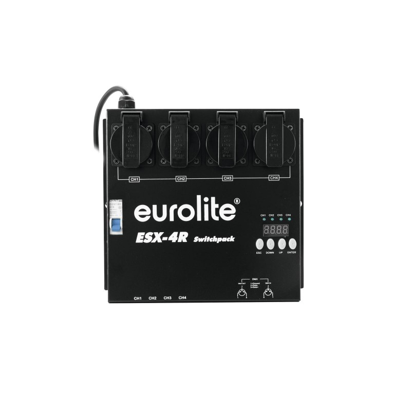EUROLITE ESX-4R DMX RDM Switch Pack - 2