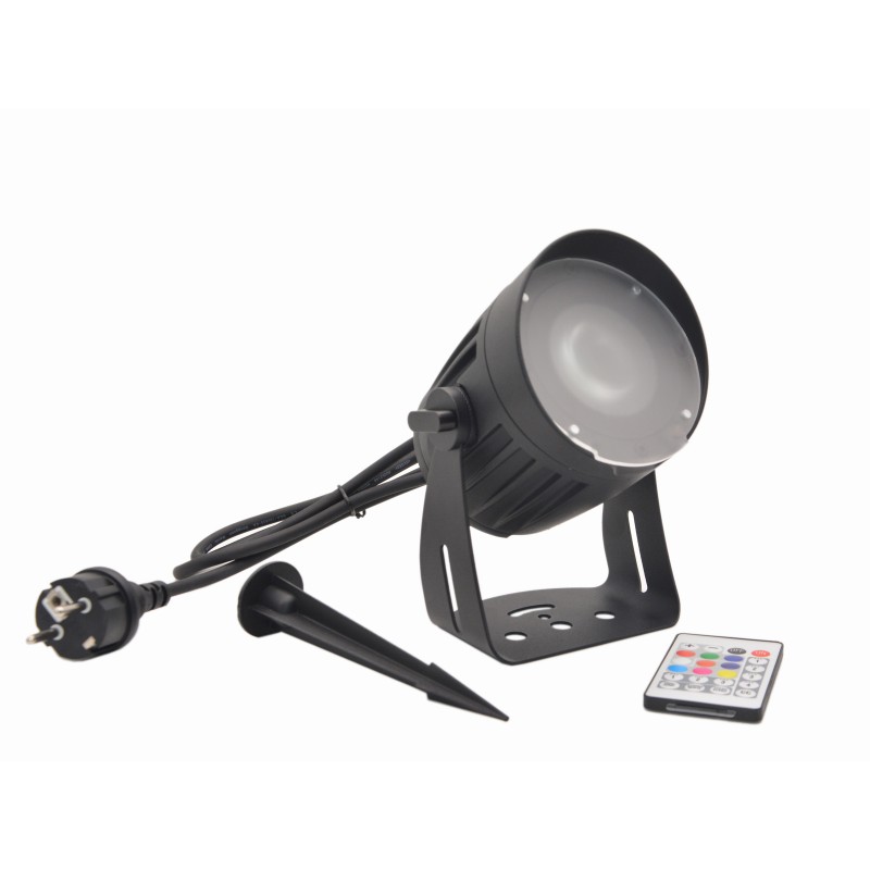 EUROLITE LED Outdoor Spot 15W RGBW QuickDMX with stake - 4 EUROLITE LED Outdoor Spot 15W RGBW QuickDMX with stake - 4