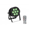 EUROLITE LED IP PAR 7x8W QCL spot - 1