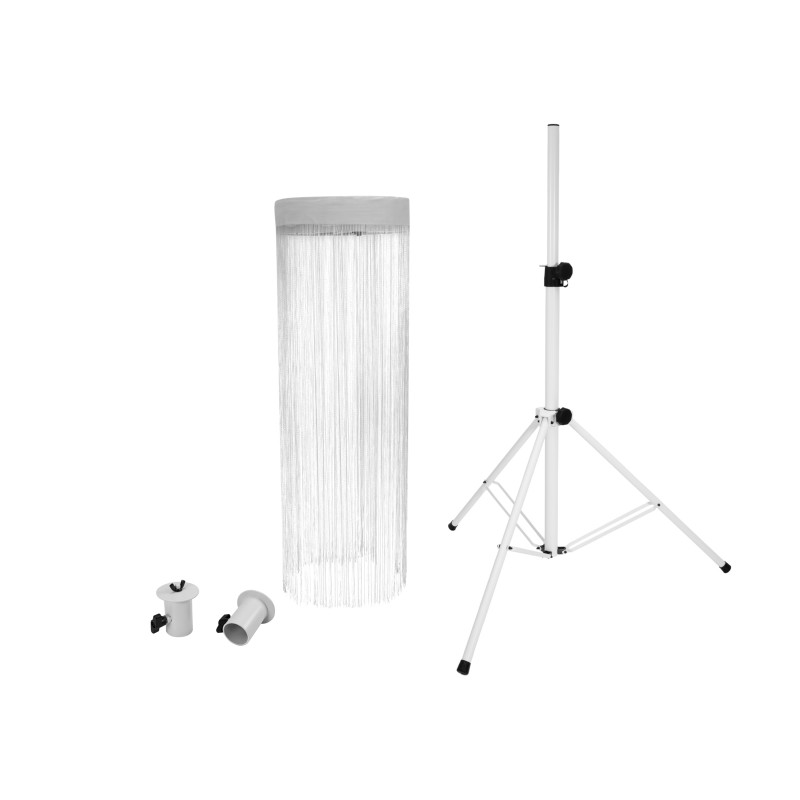 EUROLITE Set LED Color Curtain + BS-2 EU Loudspeaker stand white - 1 EUROLITE Set LED Color Curtain + BS-2 EU Loudspeaker stand white - 1