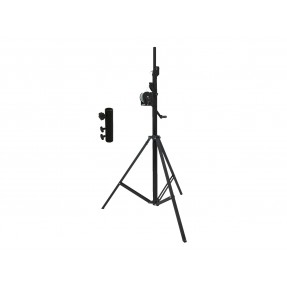 EUROLITE Set STT-400/85 Winch stand TÜV/GS black + STV-3529 Adapter long - 1