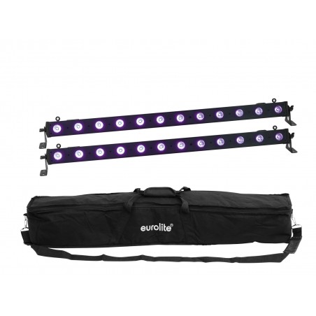 EUROLITE Set 2x LED BAR-12 UV Bar + Soft-Bag - 1