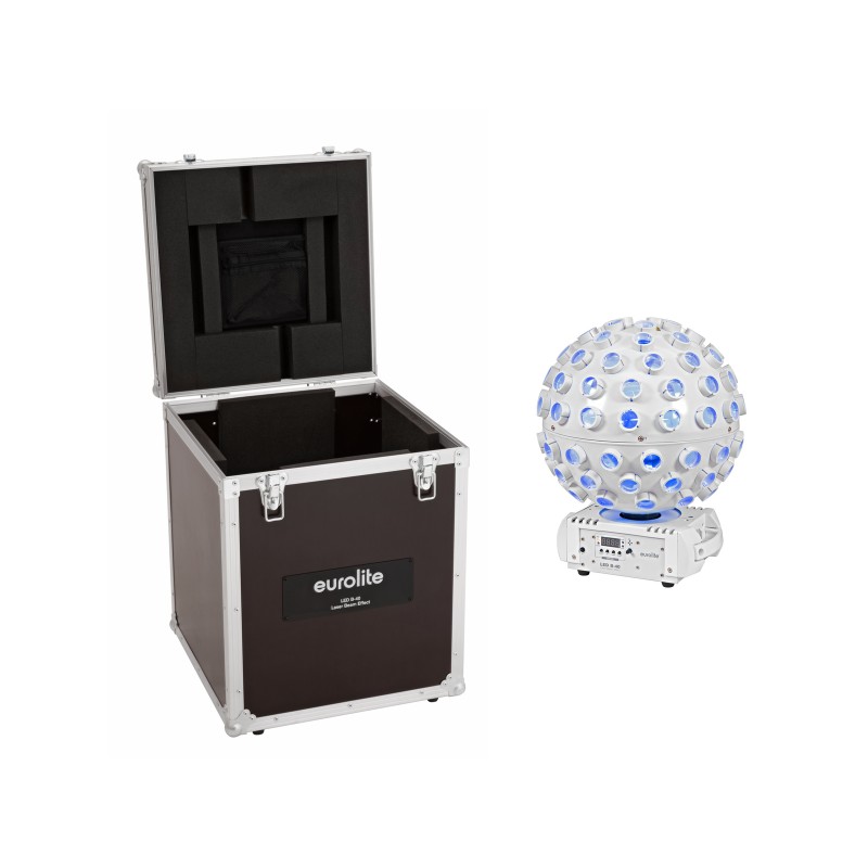 EUROLITE Set LED B-40 Laser Beam Effect white + Case - 1 EUROLITE Set LED B-40 Laser Beam Effect white + Case - 1