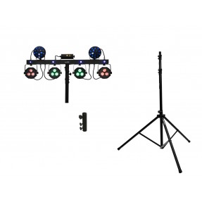 EUROLITE Set LED KLS Laser Bar Next FX Light Set + M-4 Speaker-System Stand - 1