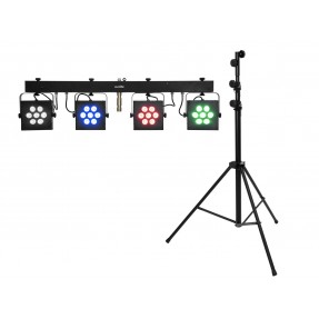 EUROLITE Set LED KLS-3002 + STV-60-WOT EU Steel stand black - 1