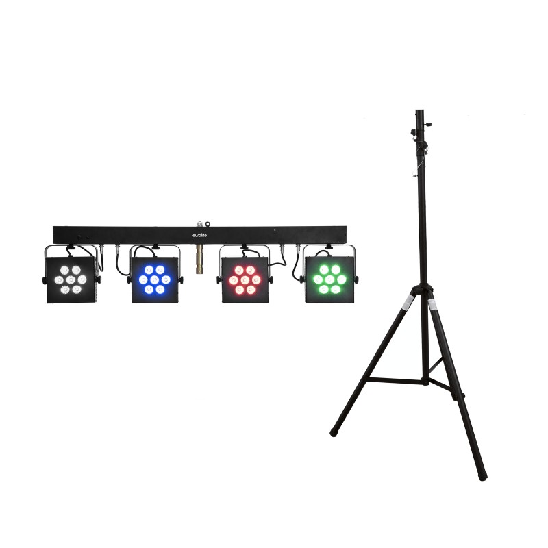 EUROLITE Set LED KLS-3002 + STV-40S-WOT Steel stand - 1 EUROLITE Set LED KLS-3002 + STV-40S-WOT Steel stand - 1