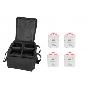 EUROLITE Set 4x AKKU TL-3 TCL white + SB-4 Soft-Bag - 1