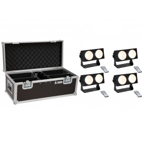 EUROLITE Set 4x LED CBB-2 COB WW Bar + Case - 1