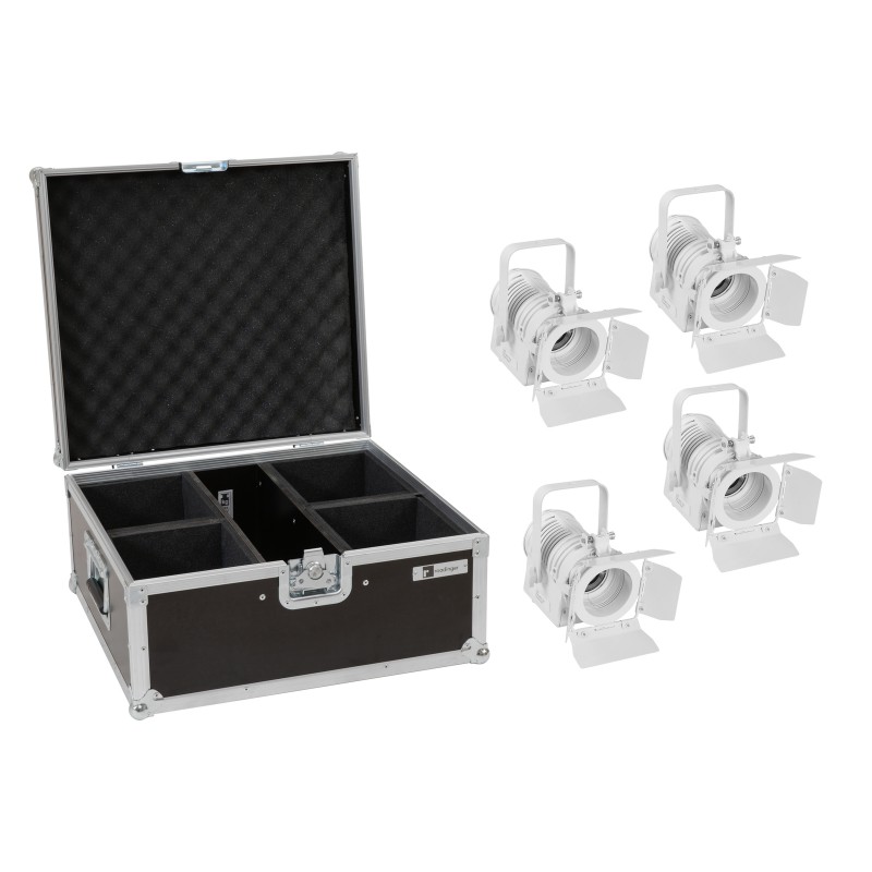 EUROLITE Set 4x LED THA-20PC TRC Theater-Spot wh + Case - 1 EUROLITE Set 4x LED THA-20PC TRC Theater-Spot wh + Case - 1