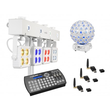 EUROLITE Set LED KLS-180 wh + LED B-40 wh + USB QuickDMX + Easy Show - 1