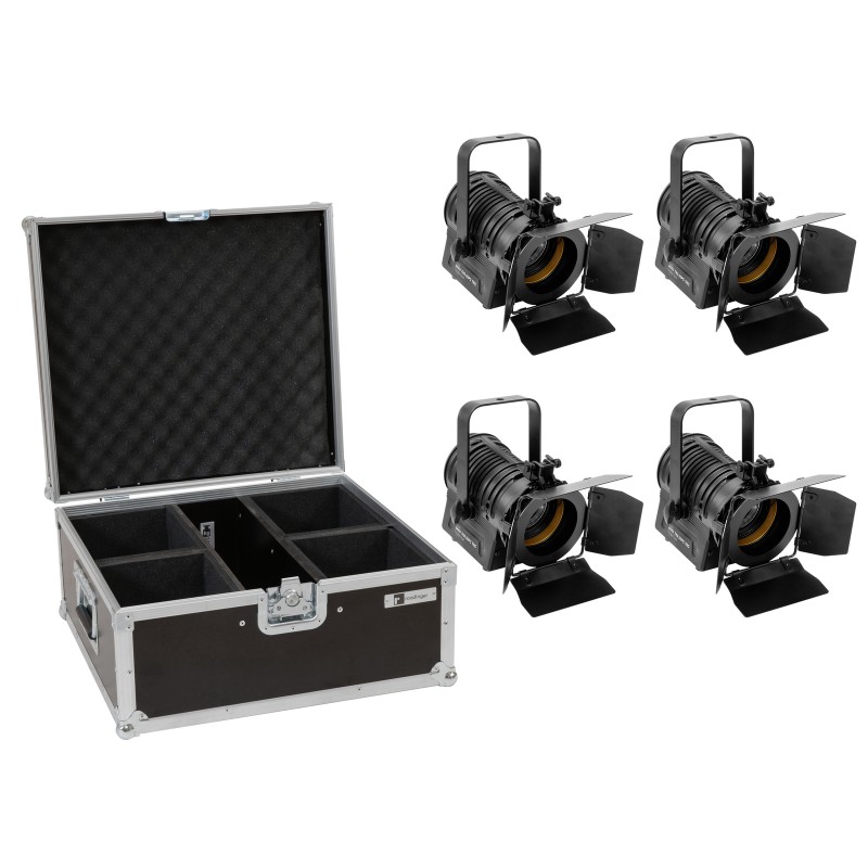 EUROLITE Set 4x AKKU THA-20PC TRC Theater-Spot bk + Case - 1 EUROLITE Set 4x AKKU THA-20PC TRC Theater-Spot bk + Case - 1
