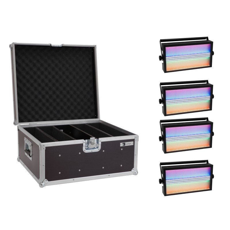 EUROLITE Set 4x LED Super Strobe ABL + Case - 1 EUROLITE Set 4x LED Super Strobe ABL + Case - 1