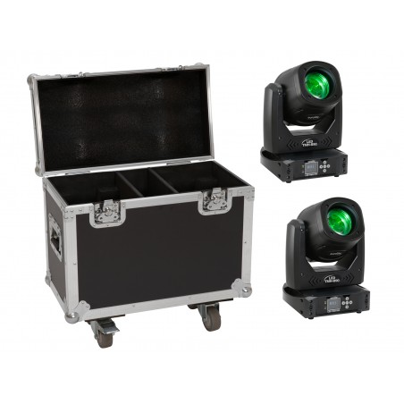 EUROLITE Set 2x LED TMH-B90 + Case with wheels - 1