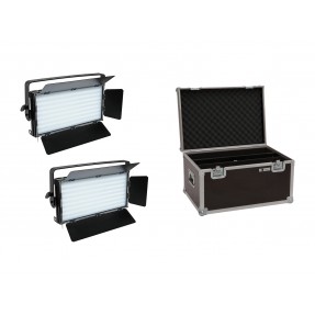 EUROLITE Set 2x LED PLL-480 CW/WW Panel + Case - 1