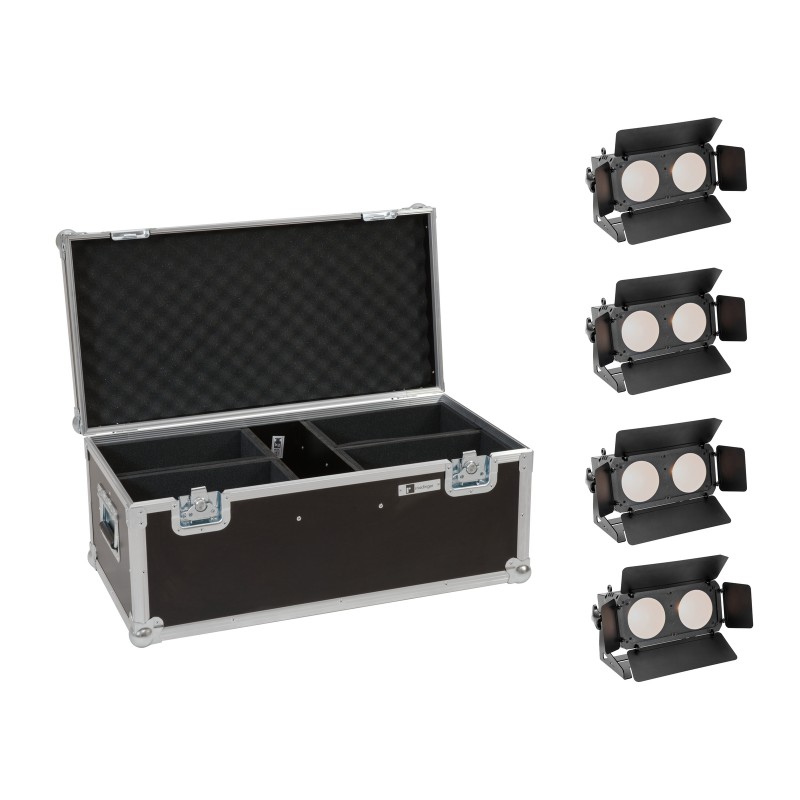 EUROLITE Set 4x LED CBB-2 WW/CW Fairlight + Case - 1 EUROLITE Set 4x LED CBB-2 WW/CW Fairlight + Case - 1