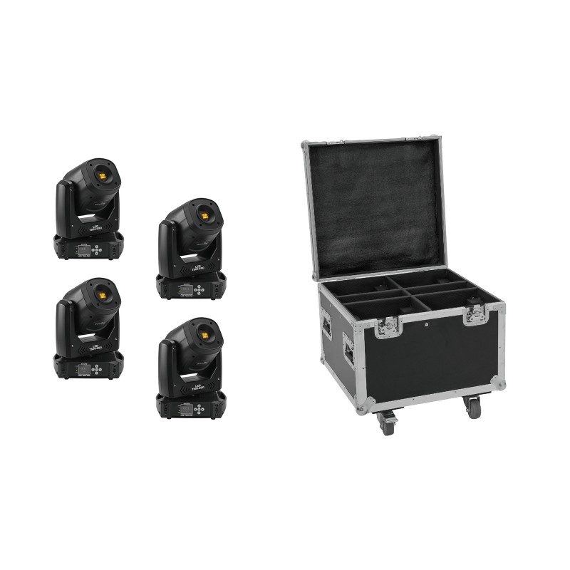 EUROLITE Set 4x LED TMH-S90 + Case - 1 EUROLITE Set 4x LED TMH-S90 + Case - 1