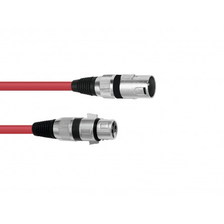 OMNITRONIC XLR cable 3pin 1m rd - 1