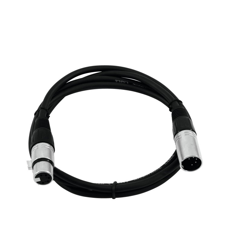 OMNITRONIC XLR cable 5pin 1m bk - 2