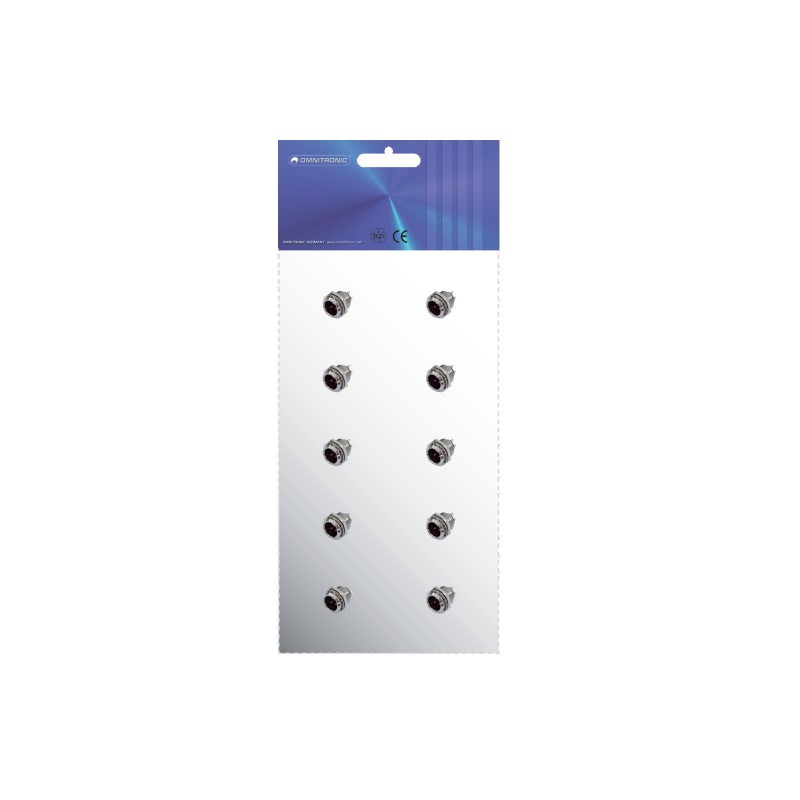 OMNITRONIC Mini XLR Mounting plug 3pin - 3 OMNITRONIC Mini XLR Mounting plug 3pin - 3