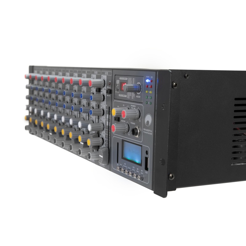 OMNITRONIC RM-1422FXA USB Rack Power Mixer - 4 OMNITRONIC RM-1422FXA USB Rack Power Mixer - 4