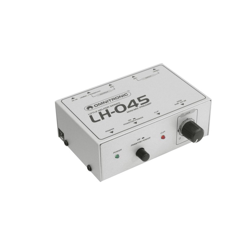 OMNITRONIC LH-045 Microphone Preamplifier - 1 OMNITRONIC LH-045 Microphone Preamplifier - 1