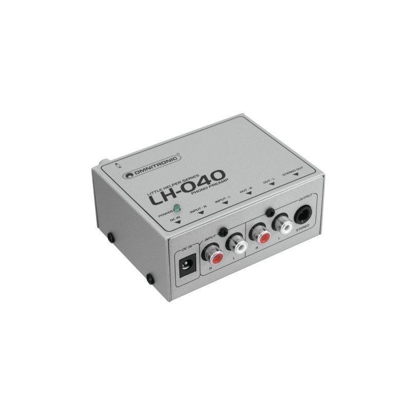 OMNITRONIC LH-040 Phono Preamplifier - 1 OMNITRONIC LH-040 Phono Preamplifier - 1