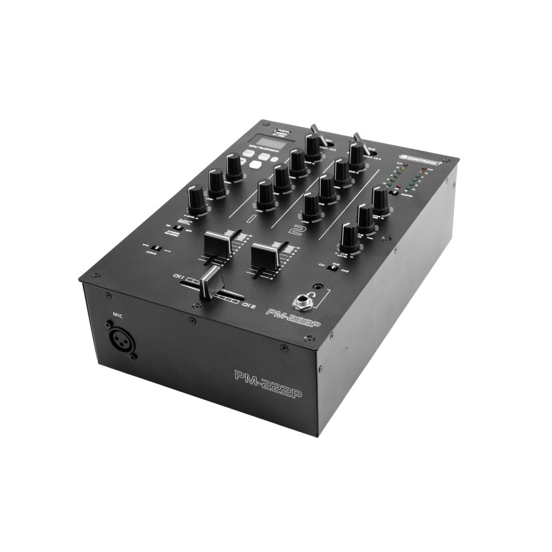 OMNITRONIC PM-222P 2-Channel DJ Mixer with Player - 2 OMNITRONIC PM-222P 2-Channel DJ Mixer with Player - 2