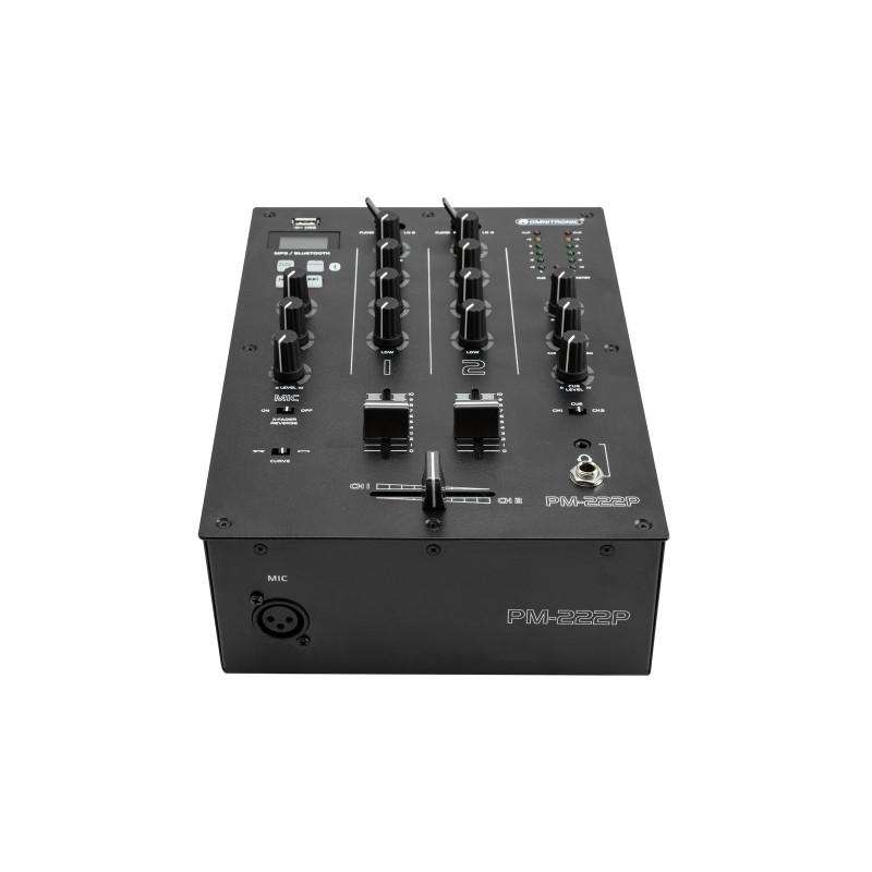 OMNITRONIC PM-222P 2-Channel DJ Mixer with Player - 5 OMNITRONIC PM-222P 2-Channel DJ Mixer with Player - 5
