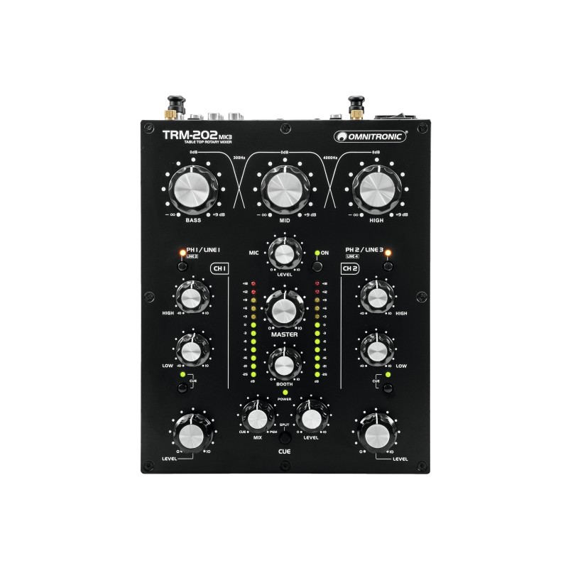 OMNITRONIC TRM-202MK3 2-Channel Rotary Mixer - 3 OMNITRONIC TRM-202MK3 2-Channel Rotary Mixer - 3