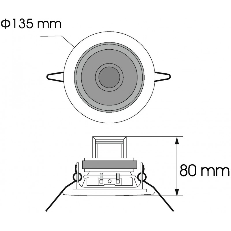 OMNITRONIC CS-4W Ceiling Speaker white - 3 OMNITRONIC CS-4W Ceiling Speaker white - 3