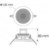 OMNITRONIC CS-4W Ceiling Speaker white - 3 OMNITRONIC CS-4W Ceiling Speaker white - 3