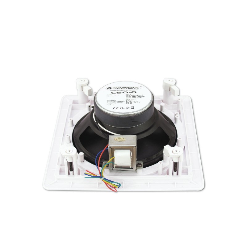 OMNITRONIC CSQ-6 Ceiling Speaker - 2 OMNITRONIC CSQ-6 Ceiling Speaker - 2